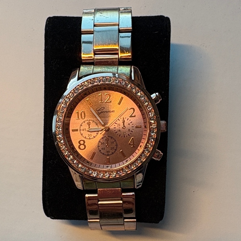 Geneva Rose Gold Watch - Picture 2 of 2